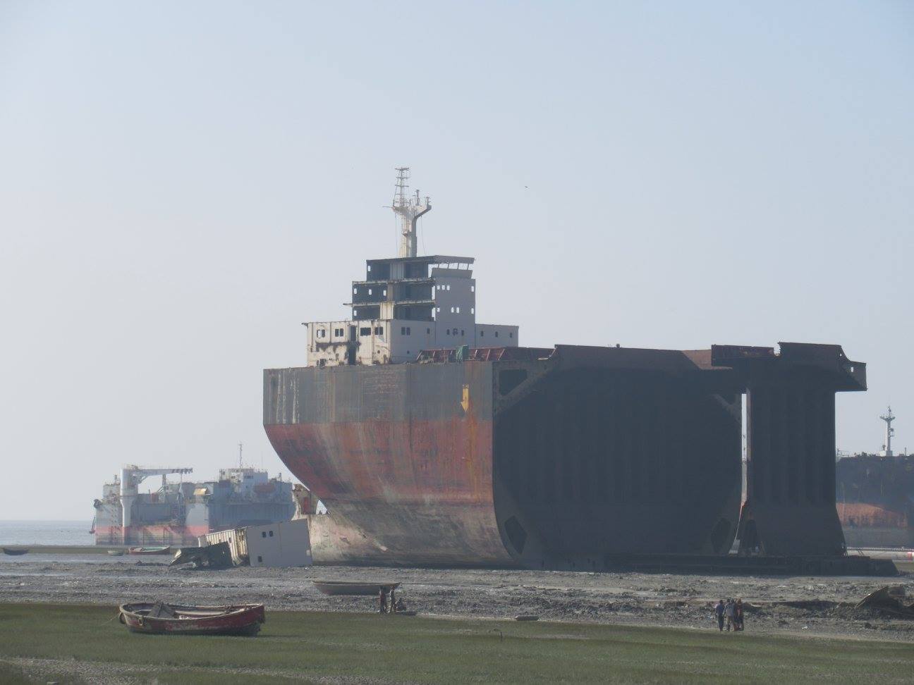 Ship breaking yard in Chittagong