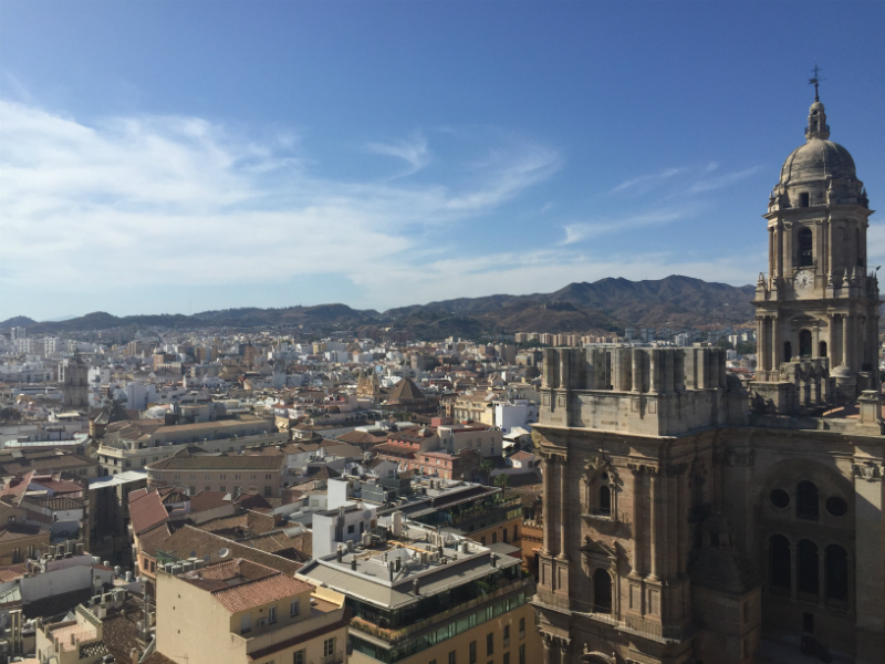 View on the cathedral from the Marriot