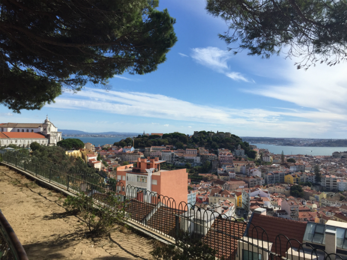 View on San Jorge Castle