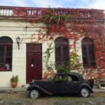 A step in Colonia del Sacramento
