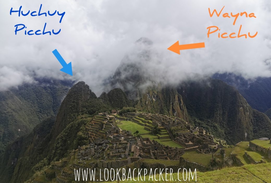 difference huchuy picchu and Wayna picchu